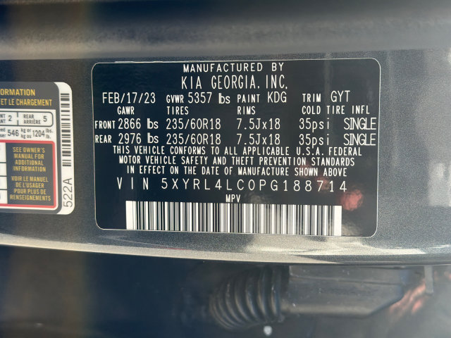 Used 2023 Kia Sorento S FWD image 34