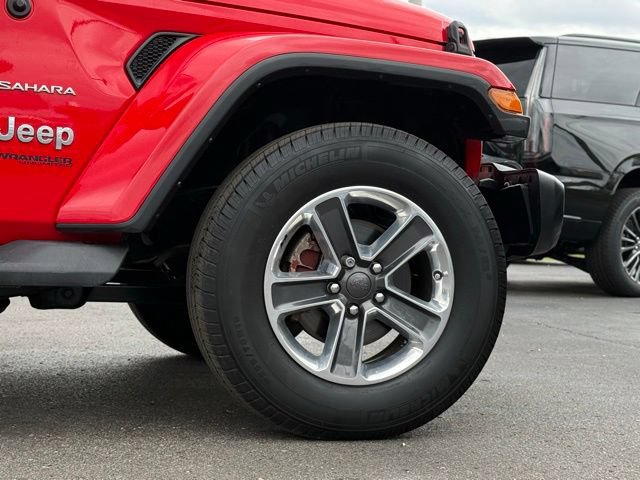 Used 2021 Jeep Wrangler Unlimited Sahara w/ Uconnect 4C Nav & Sound Group AWD/4WD image 48