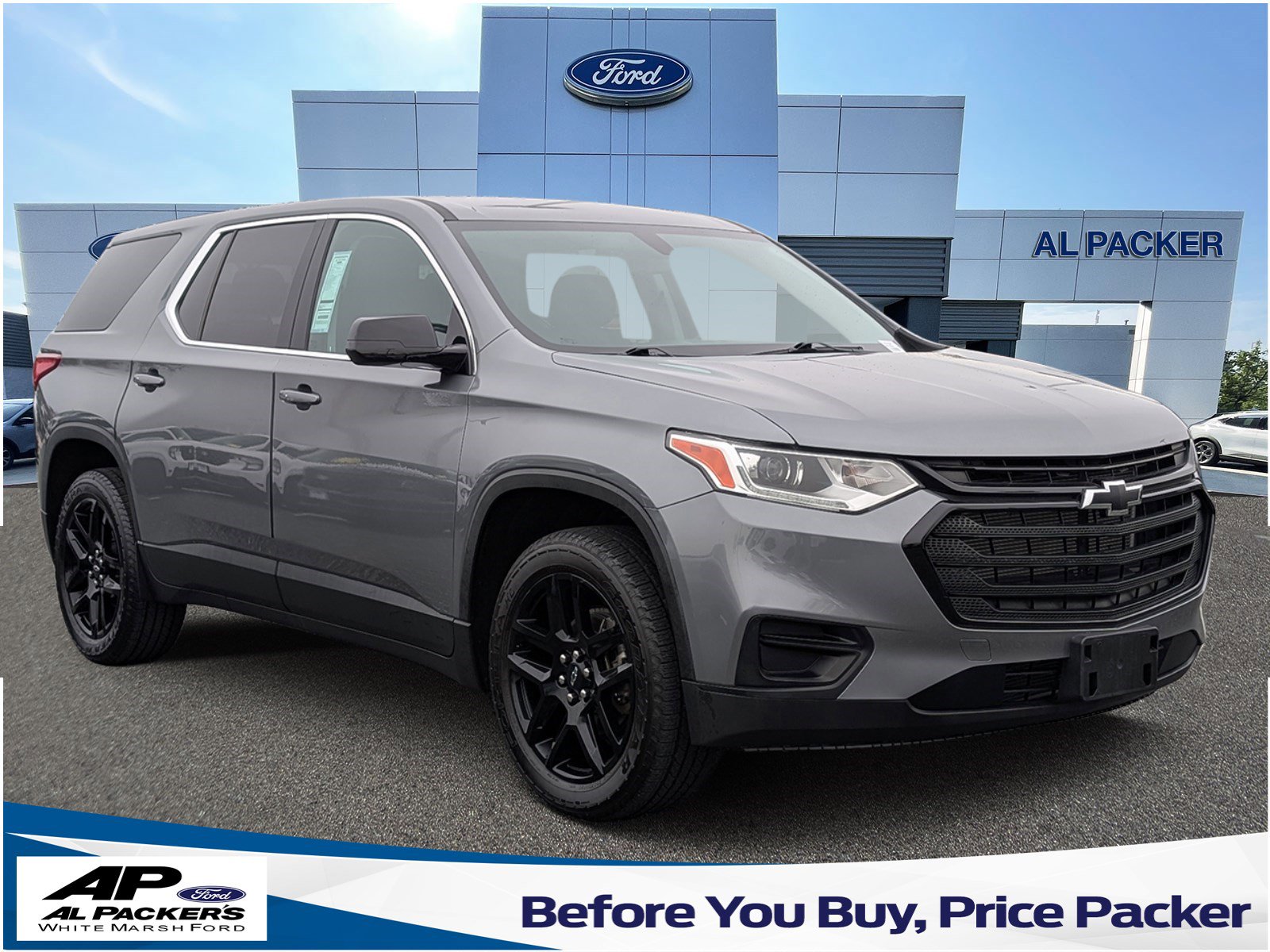 Used 2020 Chevrolet Traverse LS w/ LPO, Blackout Package