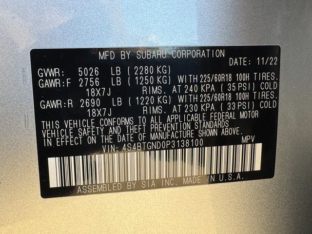 Used 2023 Subaru Outback Limited XT image 31