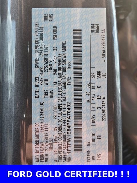 Certified 2023 Ford F150 XLT w/ Equipment Group 302A High image 20