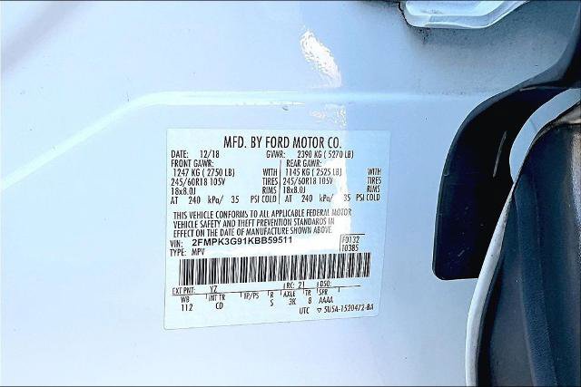Certified 2019 Ford Edge SE FWD image 33