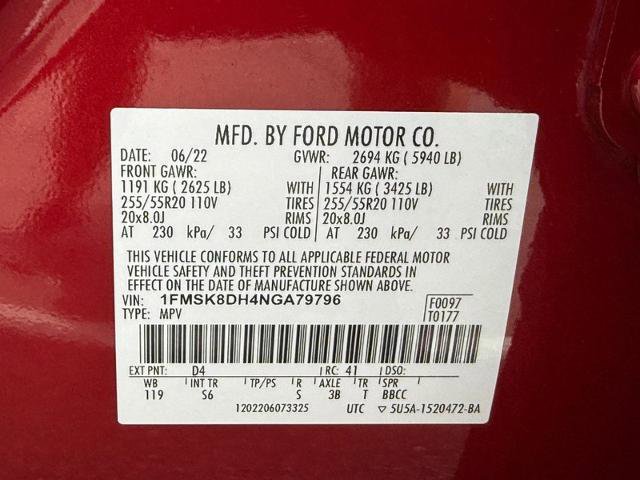 Certified 2022 Ford Explorer XLT w/ Equipment Group 202A AWD/4WD image 28