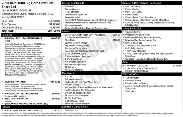 Used 2023 RAM 1500 Big Horn AWD/4WD image 35