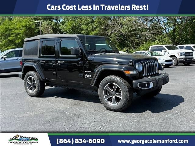 Used 2023 Jeep Wrangler Unlimited Sahara w/ Cold Weather Group AWD/4WD image 1