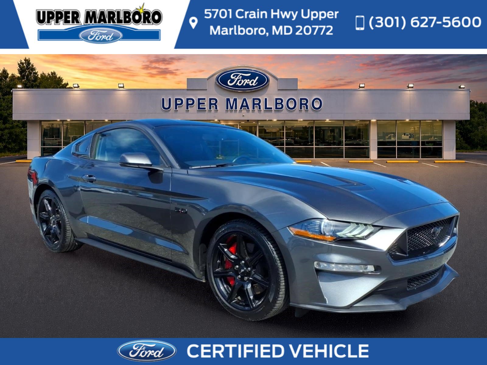 Certified 2019 Ford Mustang GT Premium w/ Equipment Group 401A
