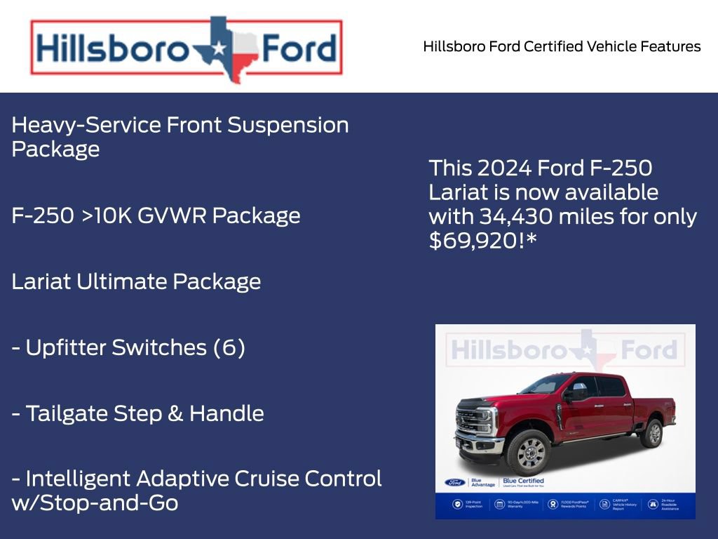 Certified 2024 Ford F250 Lariat w/ Lariat Ultimate Package AWD/4WD image 13