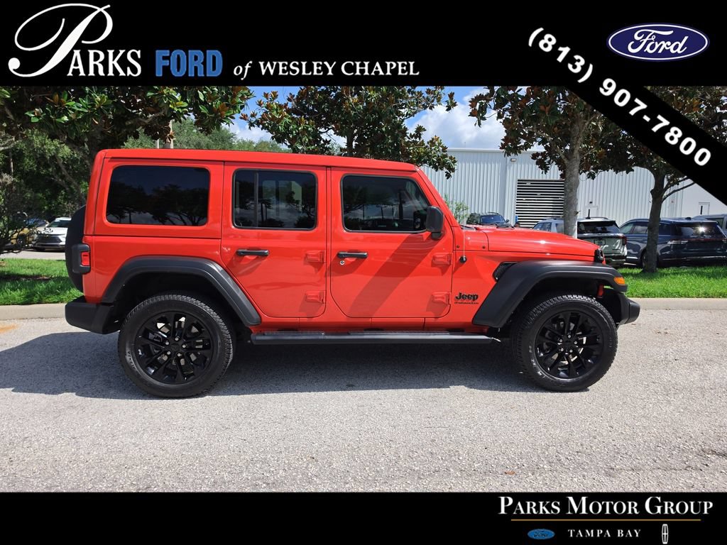 Used 2023 Jeep Wrangler Unlimited Sport w/ Sun And Sound Package AWD/4WD image 3