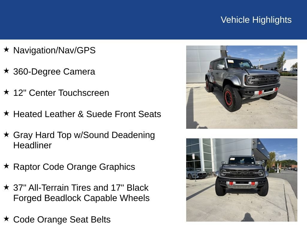 Certified 2024 Ford Bronco Raptor AWD/4WD image 32