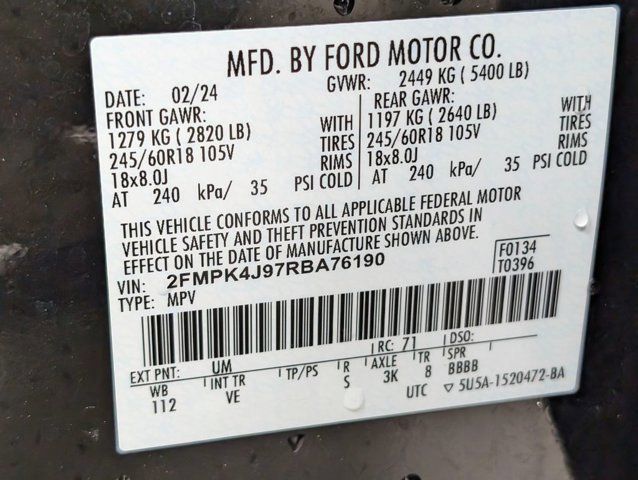 Certified 2024 Ford Edge SEL image 10