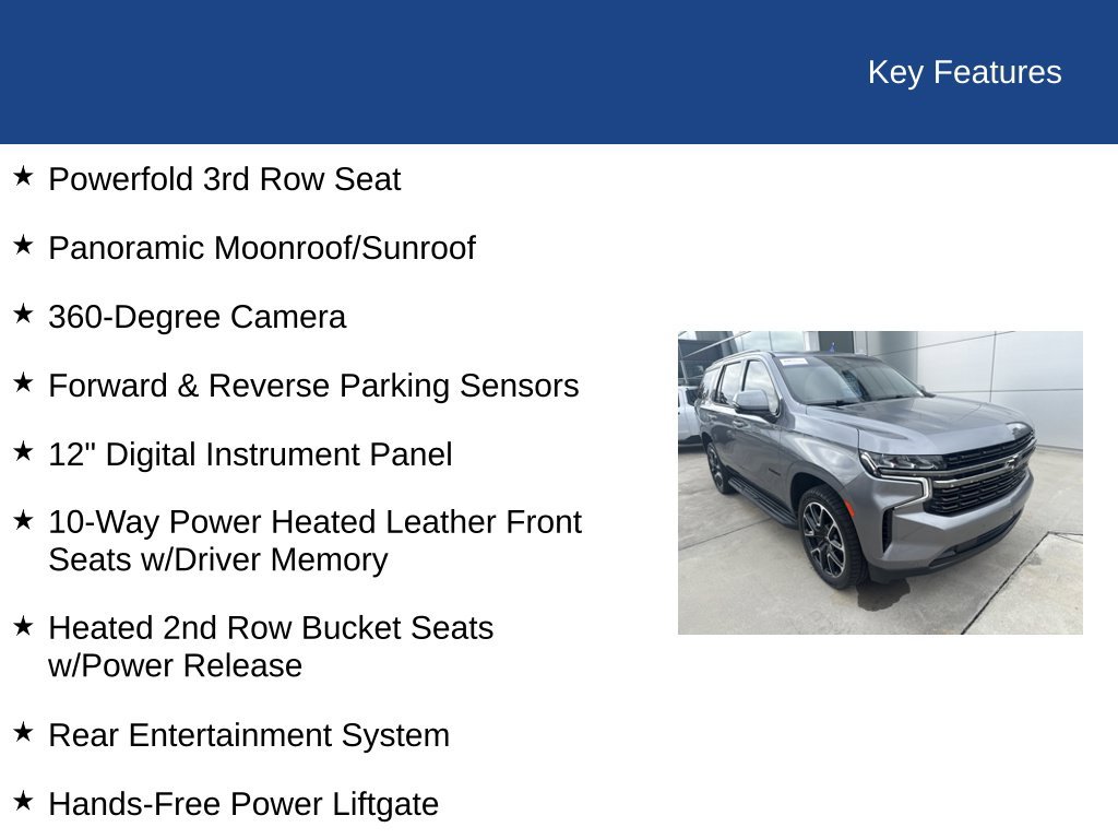 Used 2022 Chevrolet Tahoe RST w/ Luxury Package RWD image 40
