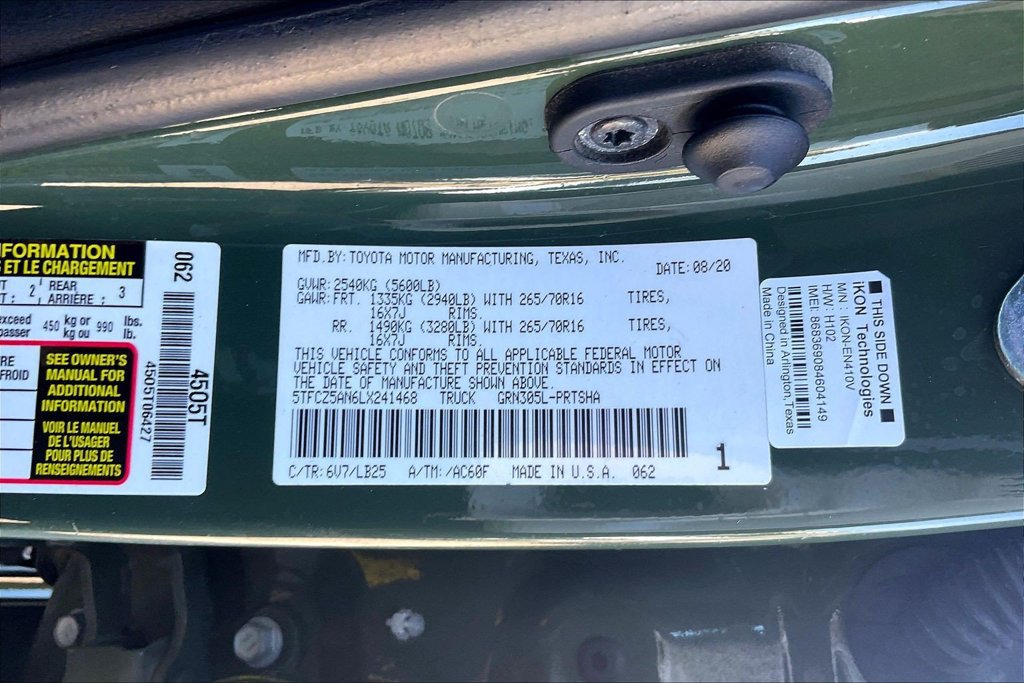 Used 2020 Toyota Tacoma TRD Pro AWD/4WD image 19