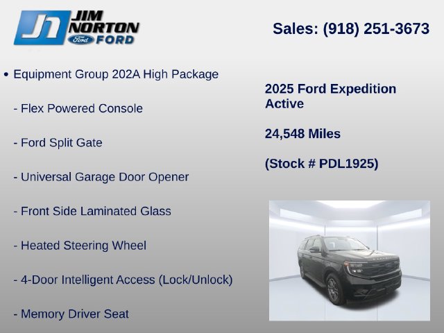 Certified 2025 Ford Expedition Active AWD/4WD image 14