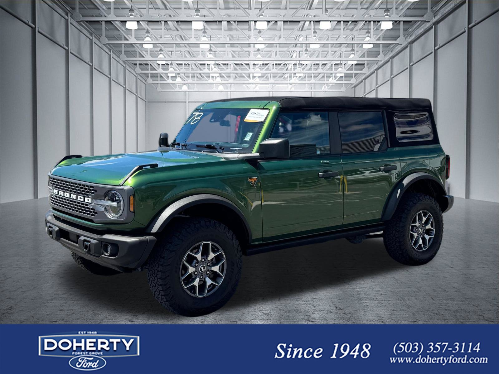 Certified 2023 Ford Bronco Badlands