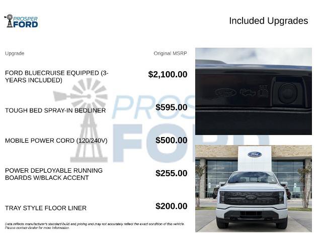 Certified 2024 Ford F150 Lightning Platinum AWD/4WD image 3