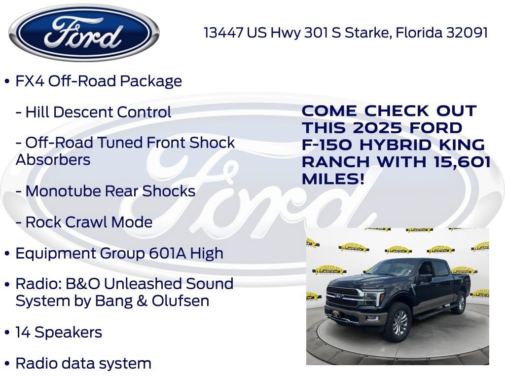 Certified 2025 Ford F150 King Ranch w/ FX4 Off-Road Package AWD/4WD image 22