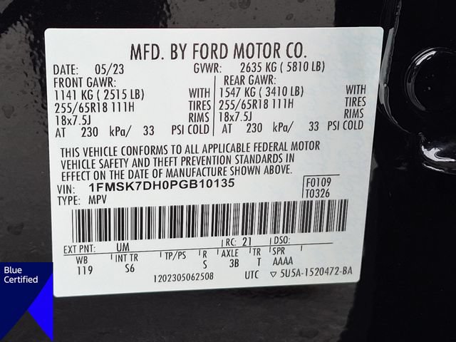 Certified 2023 Ford Explorer XLT w/ Equipment Group 202A RWD image 38