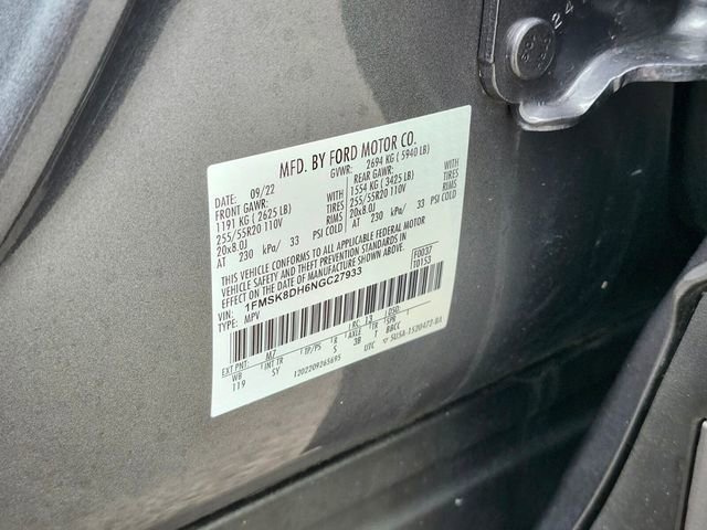 Certified 2022 Ford Explorer XLT w/ Equipment Group 202A AWD/4WD image 37