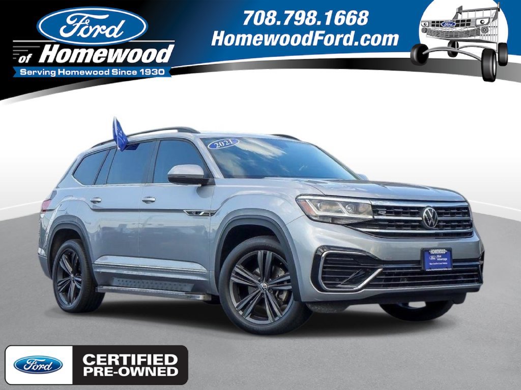 Used 2021 Volkswagen Atlas SE w/ Panoramic Sunroof Package AWD/4WD image 1