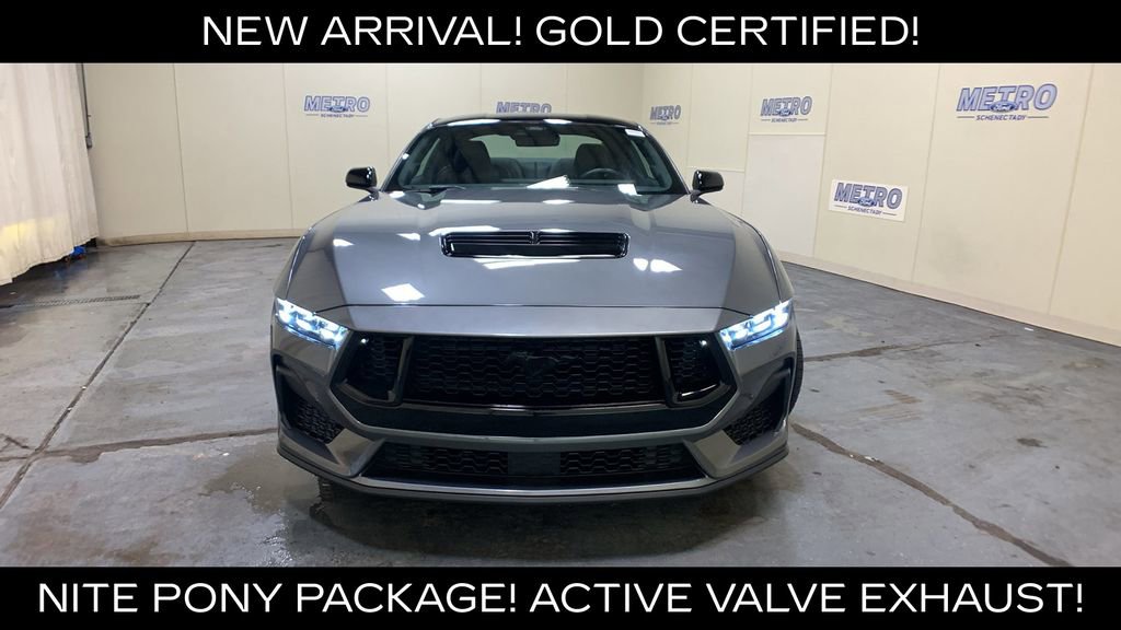 Certified 2025 Ford Mustang GT Premium w/ Mustang Nite Pony Package RWD image 37