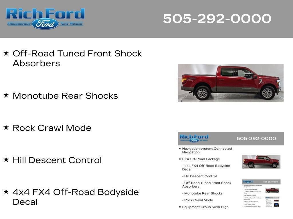 Certified 2025 Ford F150 King Ranch w/ FX4 Off-Road Package AWD/4WD image 46