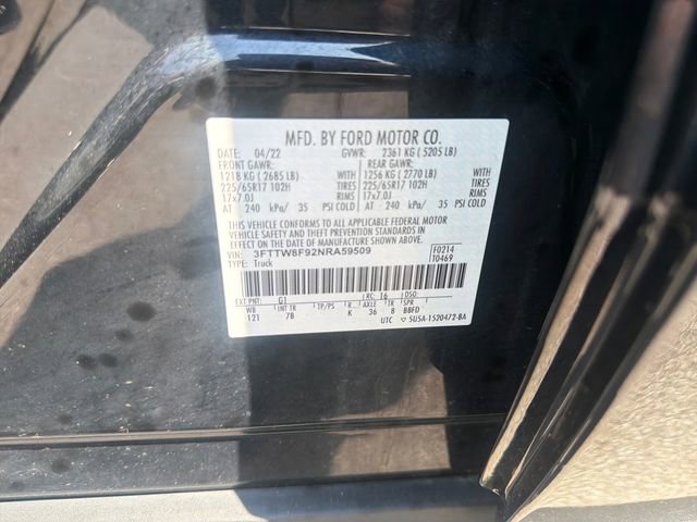 Certified 2022 Ford Maverick XLT w/ Equipment Group 300A Standard AWD/4WD image 34
