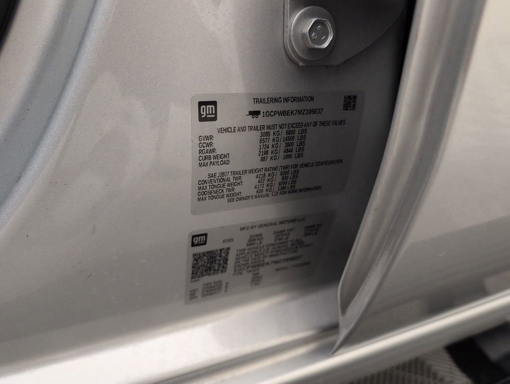 Used 2021 Chevrolet Silverado 1500 Custom RWD image 40