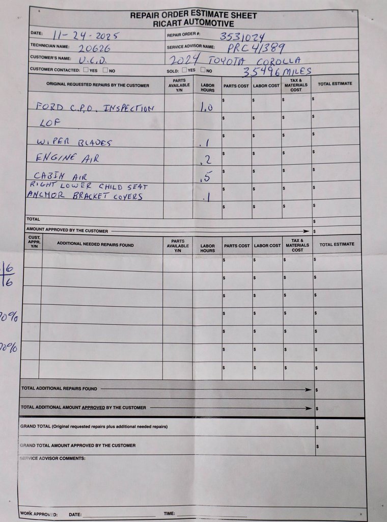 Used 2024 Toyota Corolla LE image 4