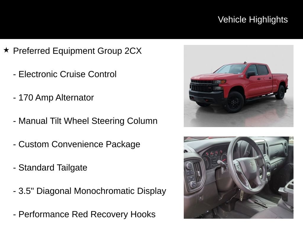 Used 2021 Chevrolet Silverado 1500 Custom Trail Boss image 16