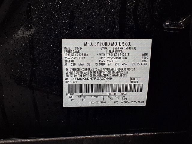 Certified 2024 Ford Explorer XLT w/ Equipment Group 202A image 13