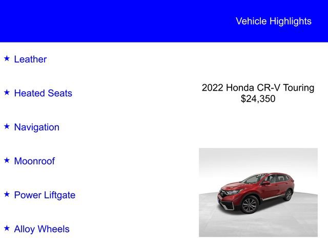 Used 2022 Honda CR-V Touring image 2