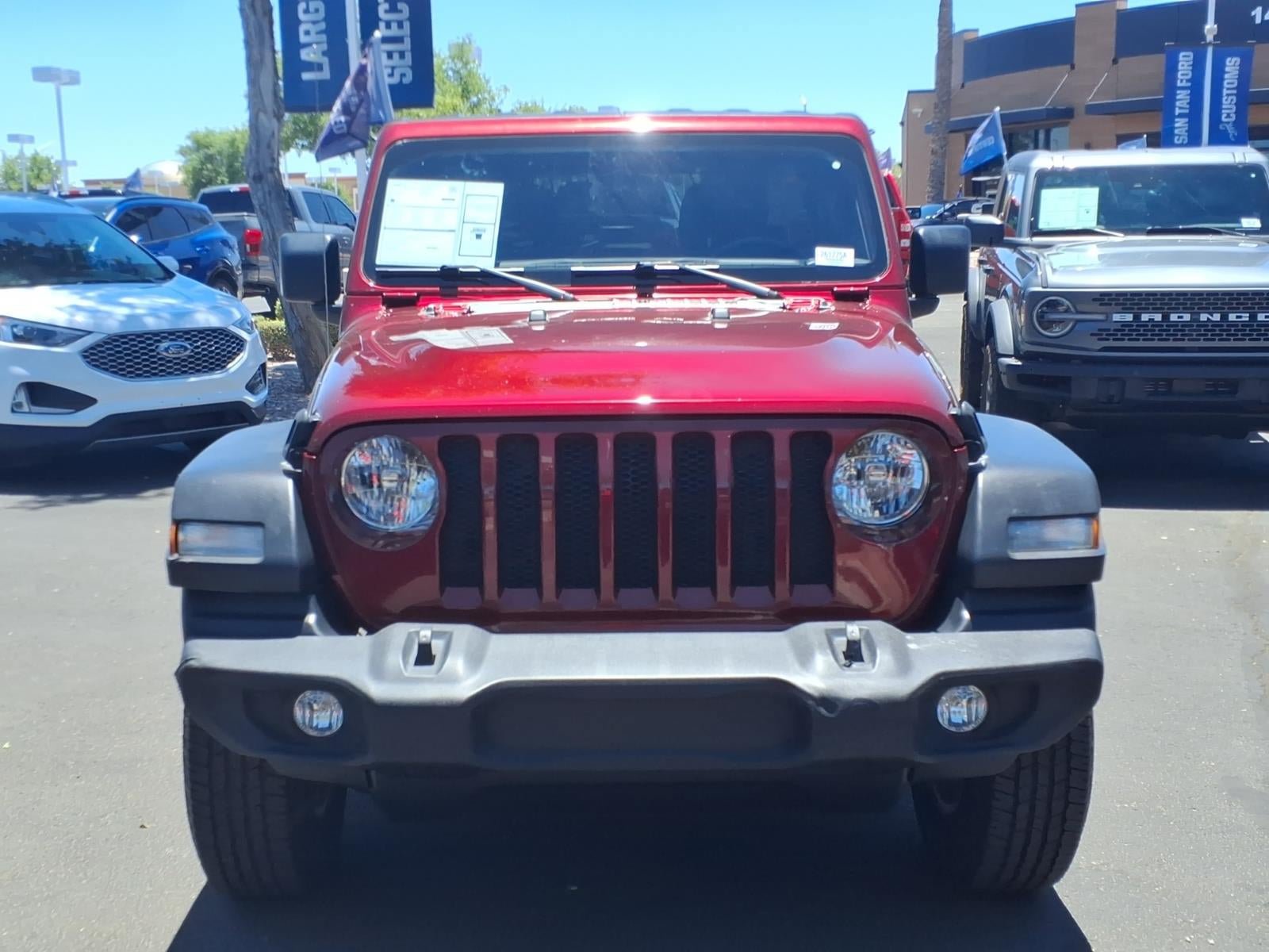 Used 2021 Jeep Wrangler Unlimited Sport AWD/4WD image 2