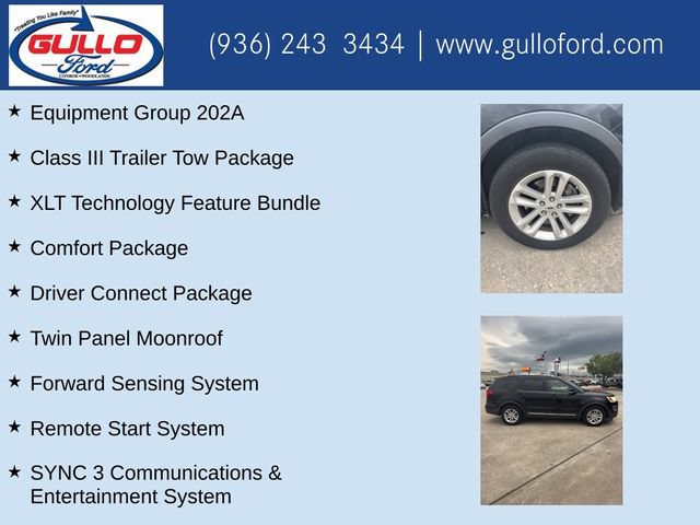 Certified 2017 Ford Explorer XLT w/ Equipment Group 202A FWD image 10