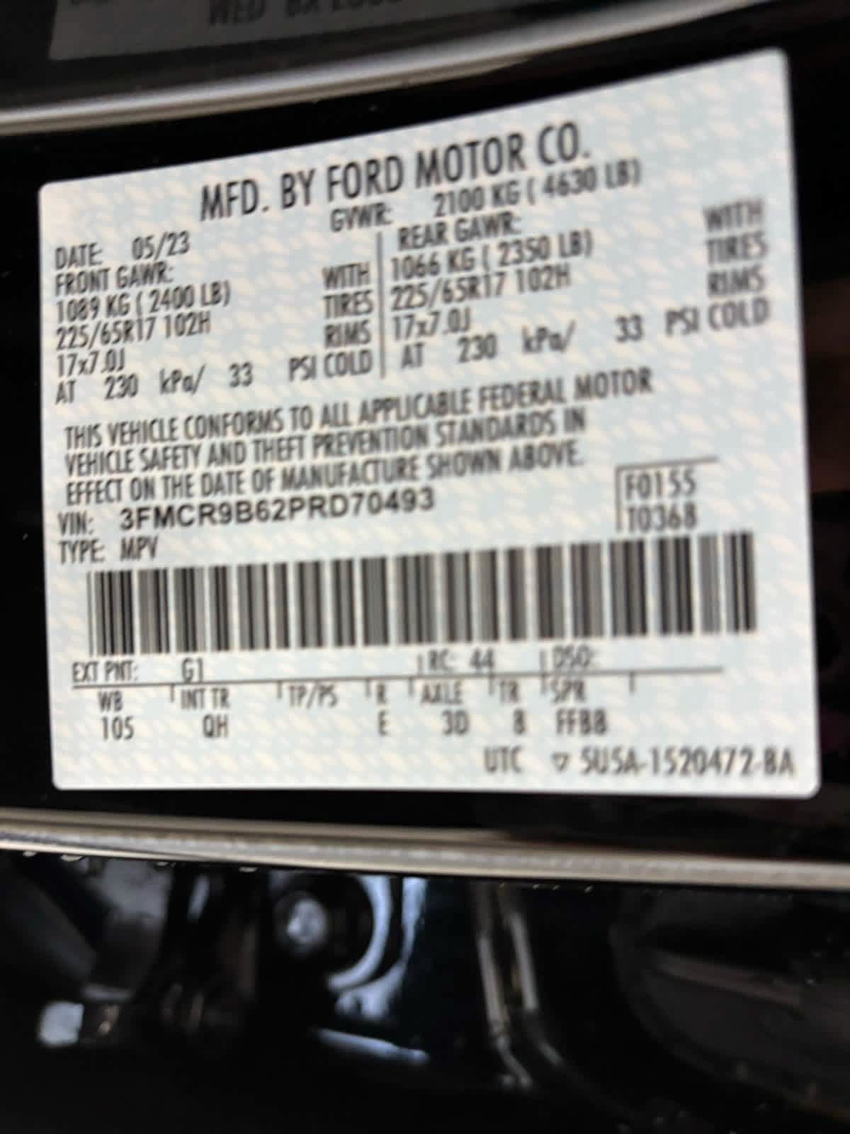 Certified 2023 Ford Bronco Sport Big Bend AWD/4WD image 15
