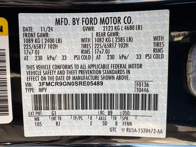 Certified 2025 Ford Bronco Sport Heritage AWD/4WD image 28