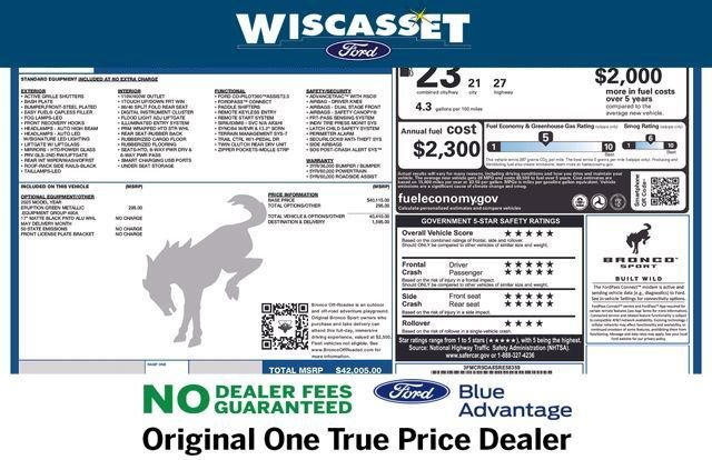 Certified 2025 Ford Bronco Sport Badlands AWD/4WD image 32