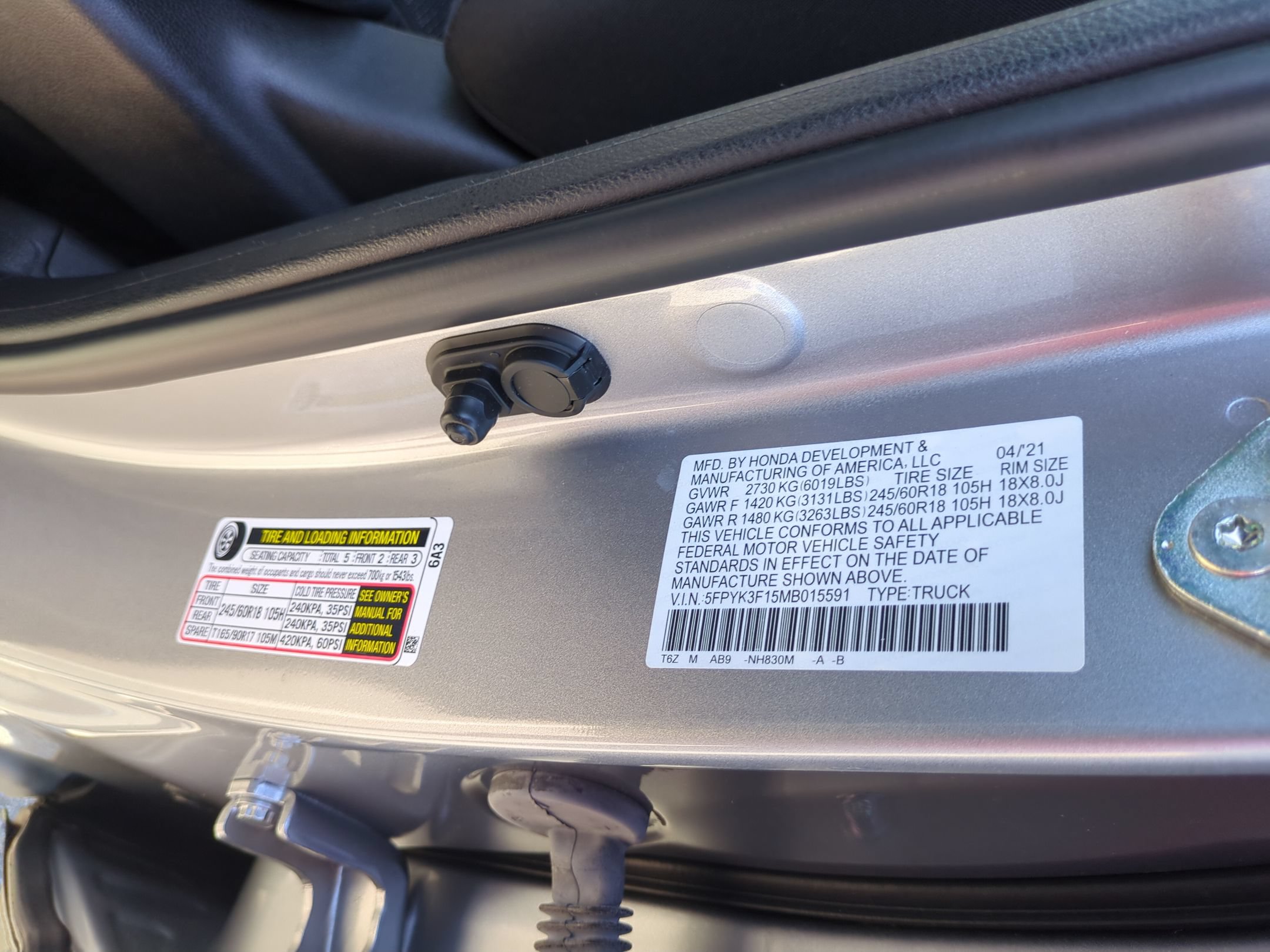 Used 2021 Honda Ridgeline Sport image 43