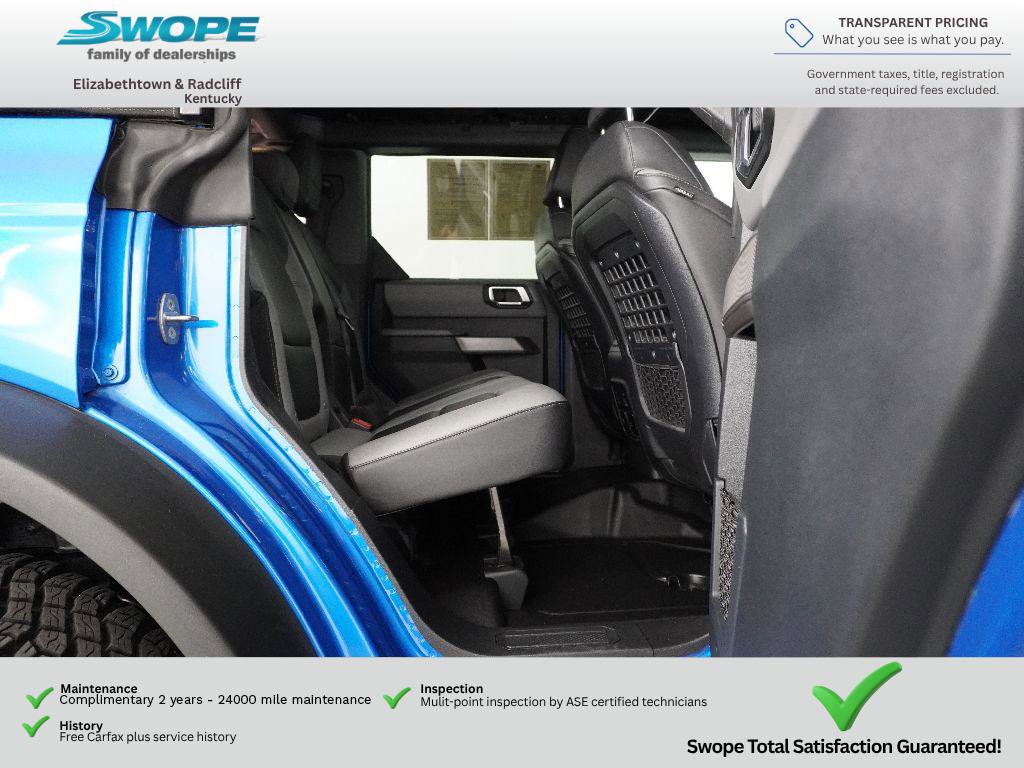 Certified 2023 Ford Bronco Black Diamond w/ Sasquatch Package AWD/4WD image 9