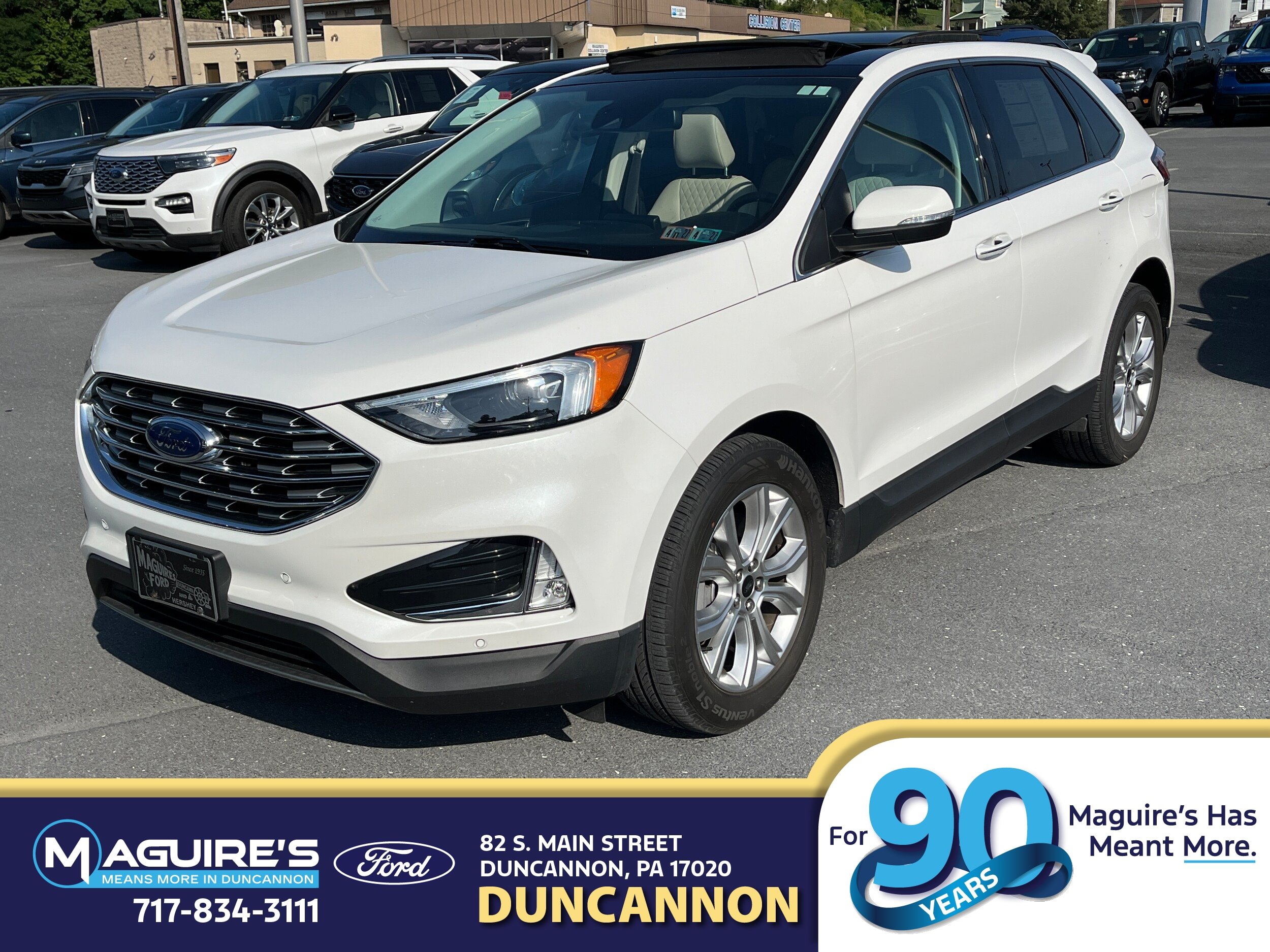 Certified 2023 Ford Edge Titanium w/ Class II Trailer Tow Package