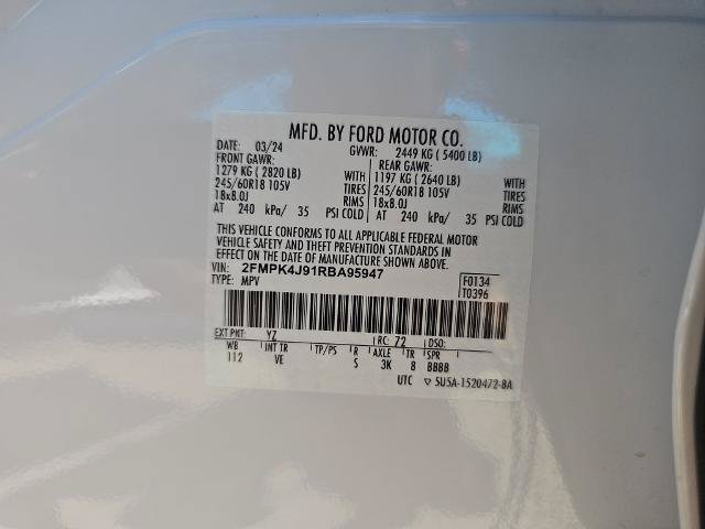 Certified 2024 Ford Edge SEL AWD/4WD image 34