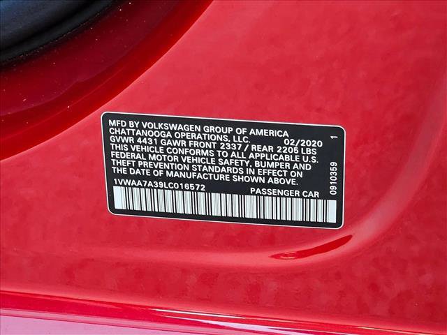 Used 2020 Volkswagen Passat 2.0T S image 20