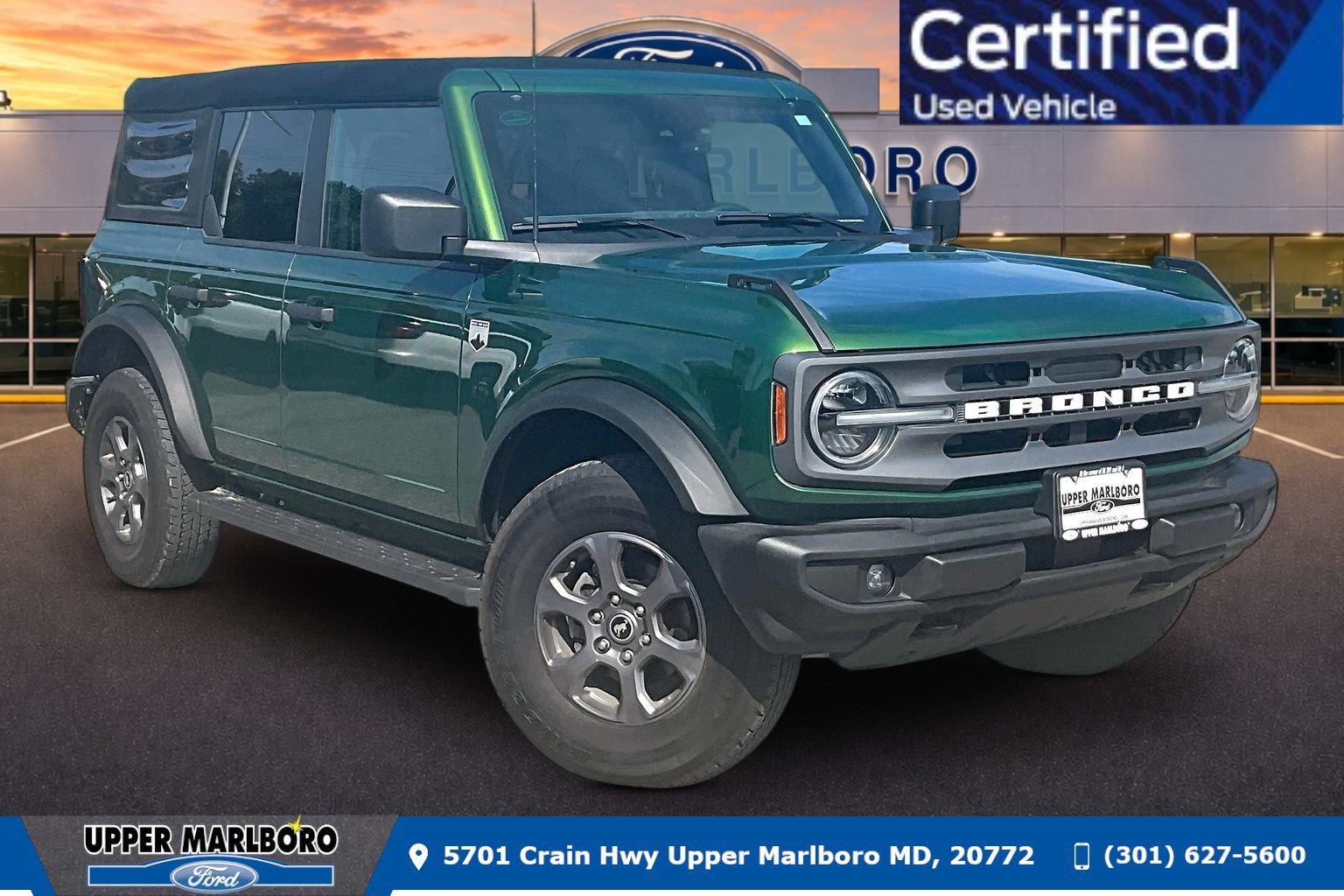 Certified 2023 Ford Bronco Big Bend