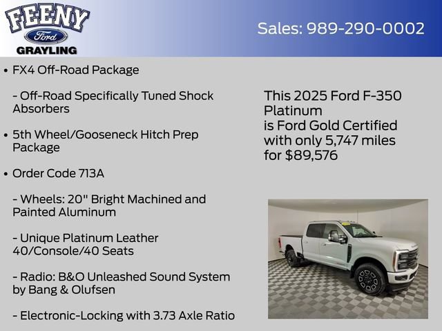 Certified 2025 Ford F350 Platinum image 13