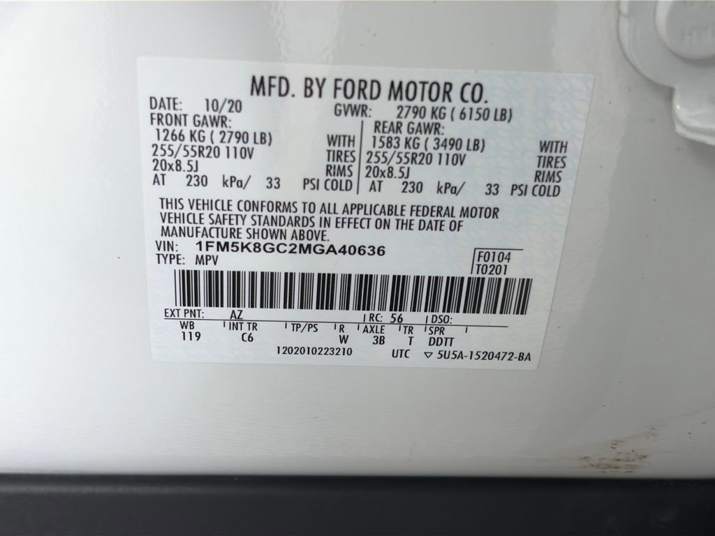 Certified 2021 Ford Explorer ST w/ Equipment Group 401A image 9