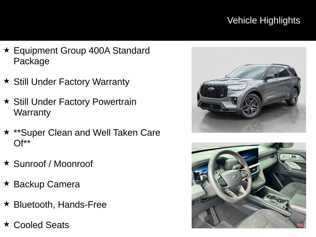 Certified 2025 Ford Explorer ST AWD/4WD image 6