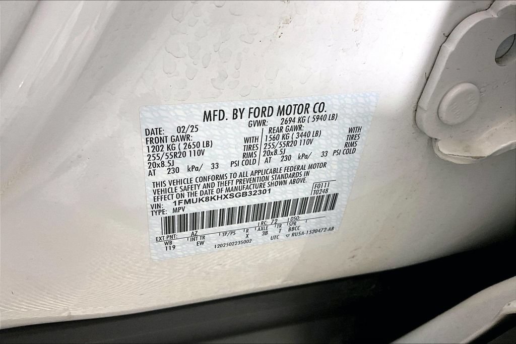 Certified 2025 Ford Explorer ST-Line AWD/4WD image 27