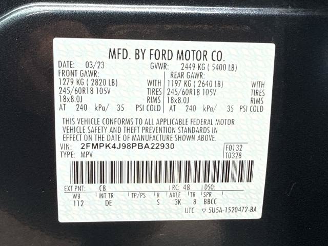 Certified 2023 Ford Edge SEL w/ Convenience Package AWD/4WD image 14