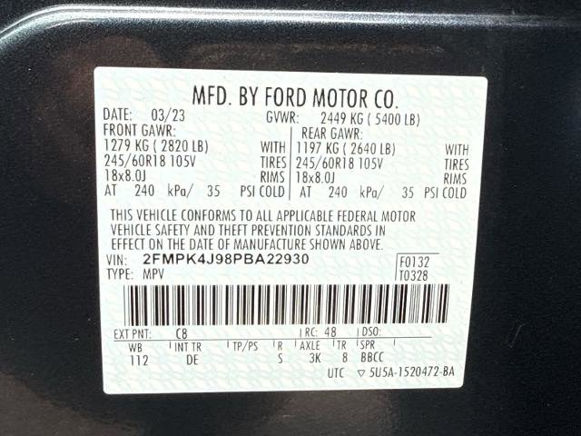 Certified 2023 Ford Edge SEL w/ Convenience Package AWD/4WD image 14