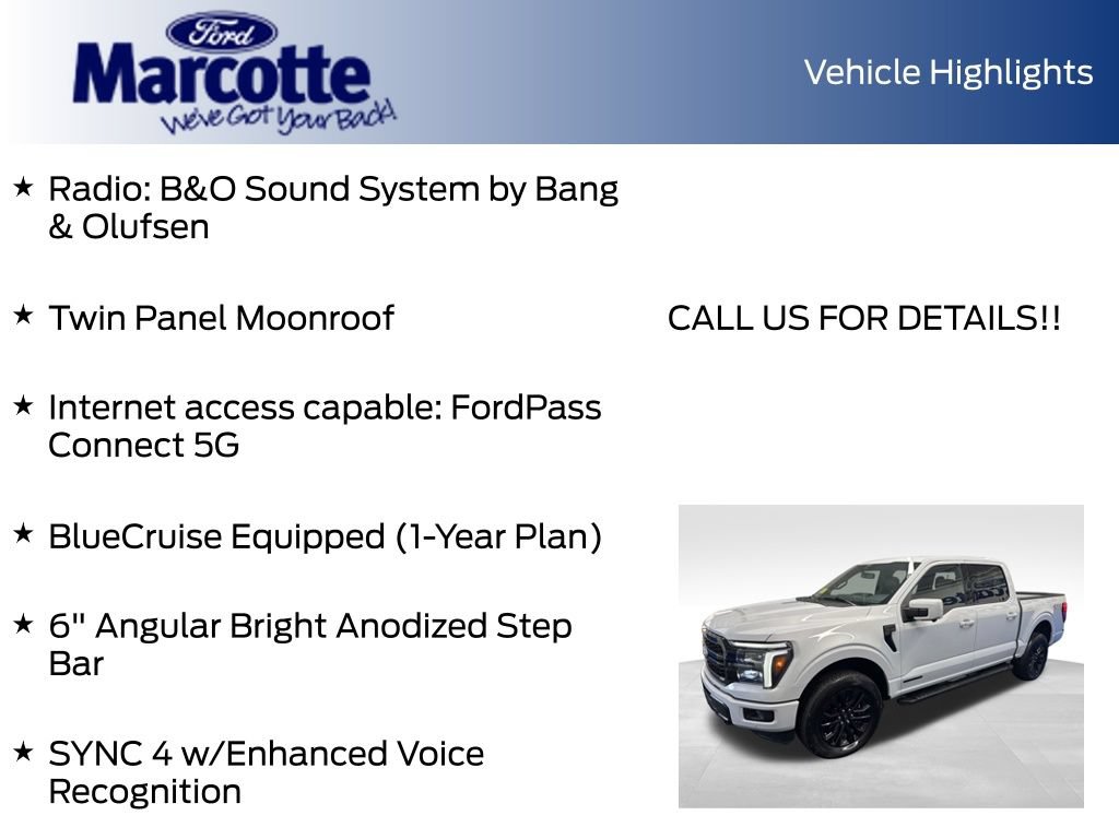 Certified 2025 Ford F150 Lariat w/ Equipment Group 501A Mid AWD/4WD image 15