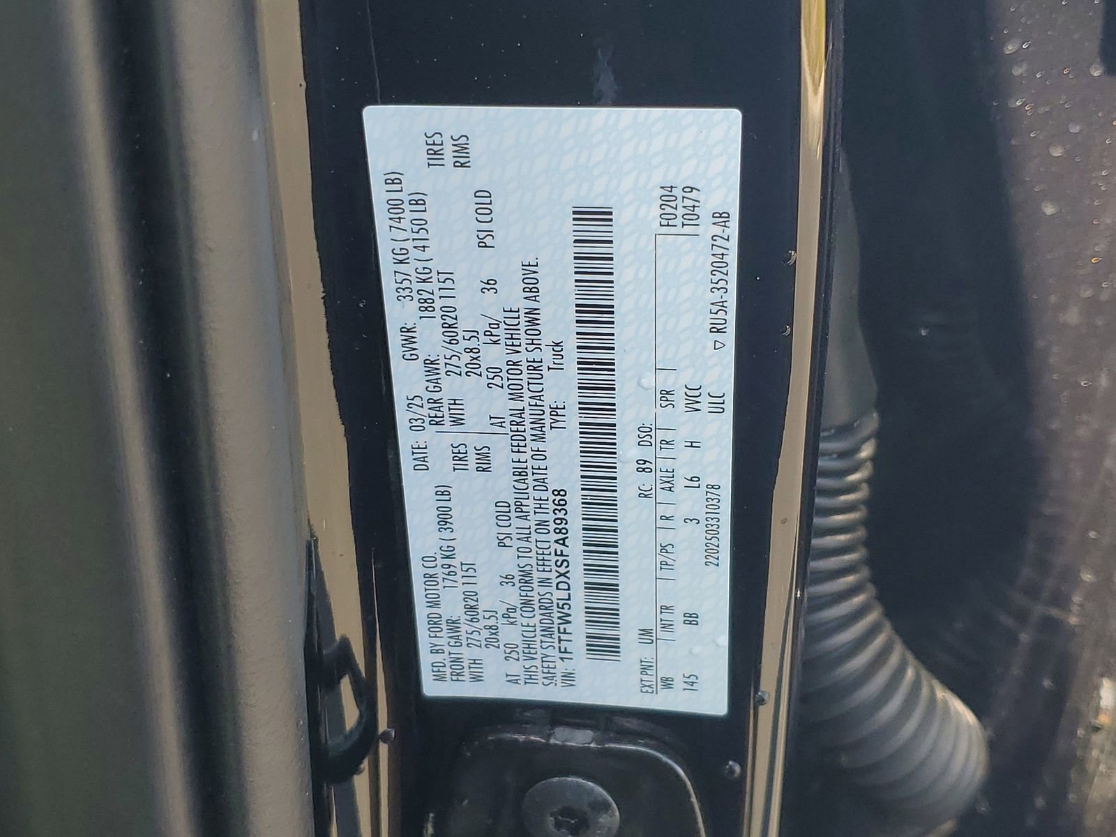 Certified 2025 Ford F150 Lariat w/ Equipment Group 501A Mid AWD/4WD image 32